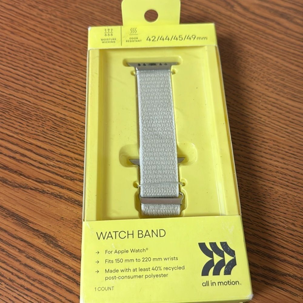 All In Motion Apple Watch Nylon Band 42/44/45/49MM Gray